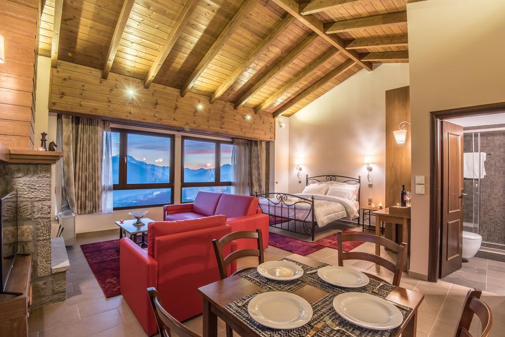 The View Village - Villas Suites & Spa Karpenísion エクステリア 写真