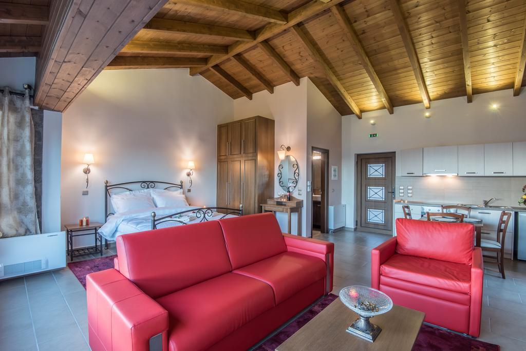 The View Village - Villas Suites & Spa Karpenísion エクステリア 写真